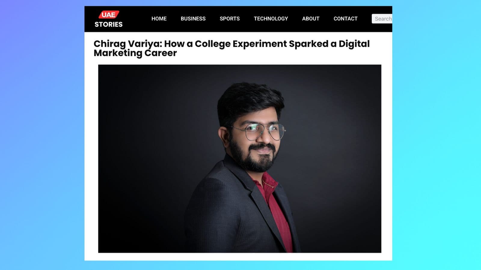 How a college experiment sparked a digital marketing career